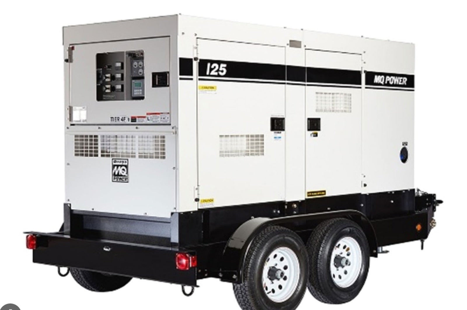 Mid-size towable diesel rental generator